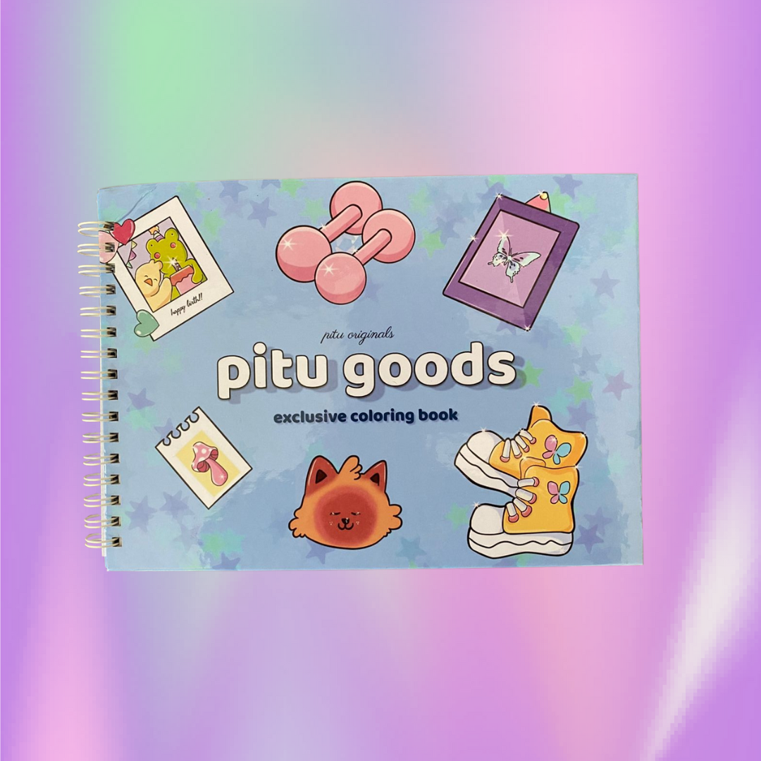 PITU GOODS AZUL – Livros de Colorir