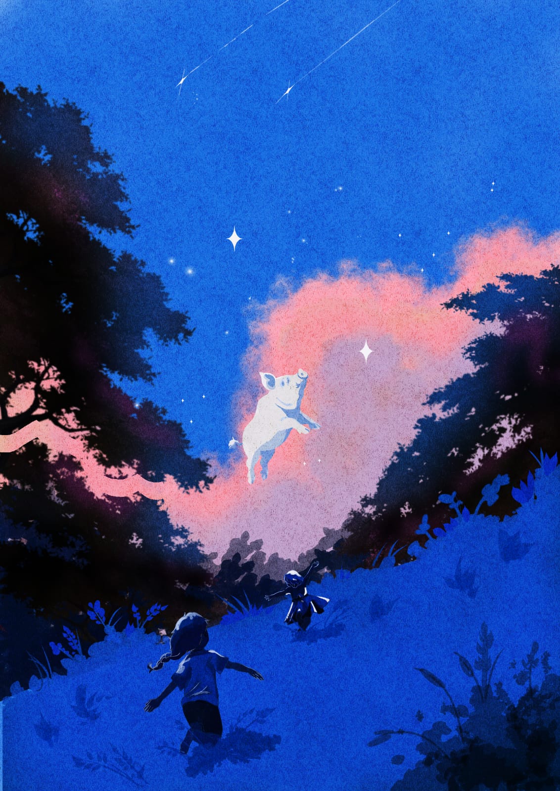 Art Print ”When pigs fly”